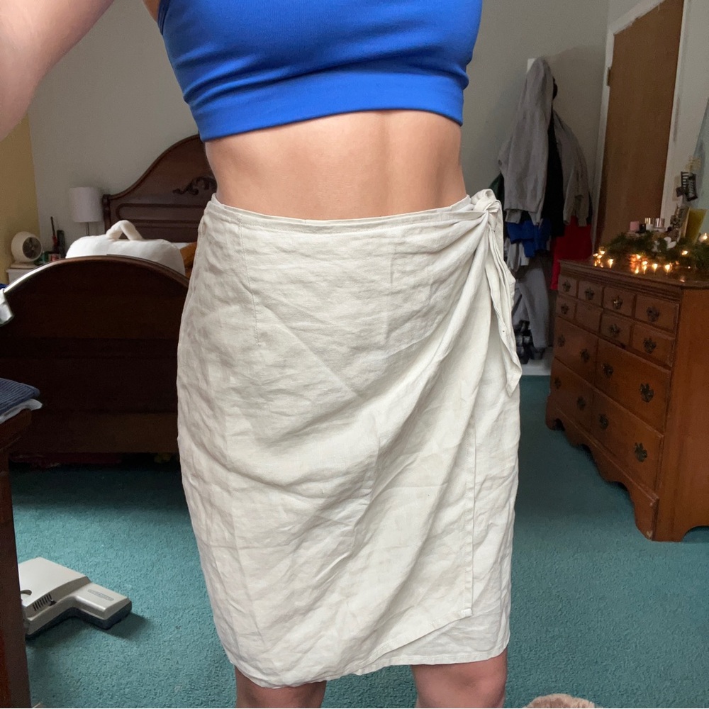 Gap wrap skirt